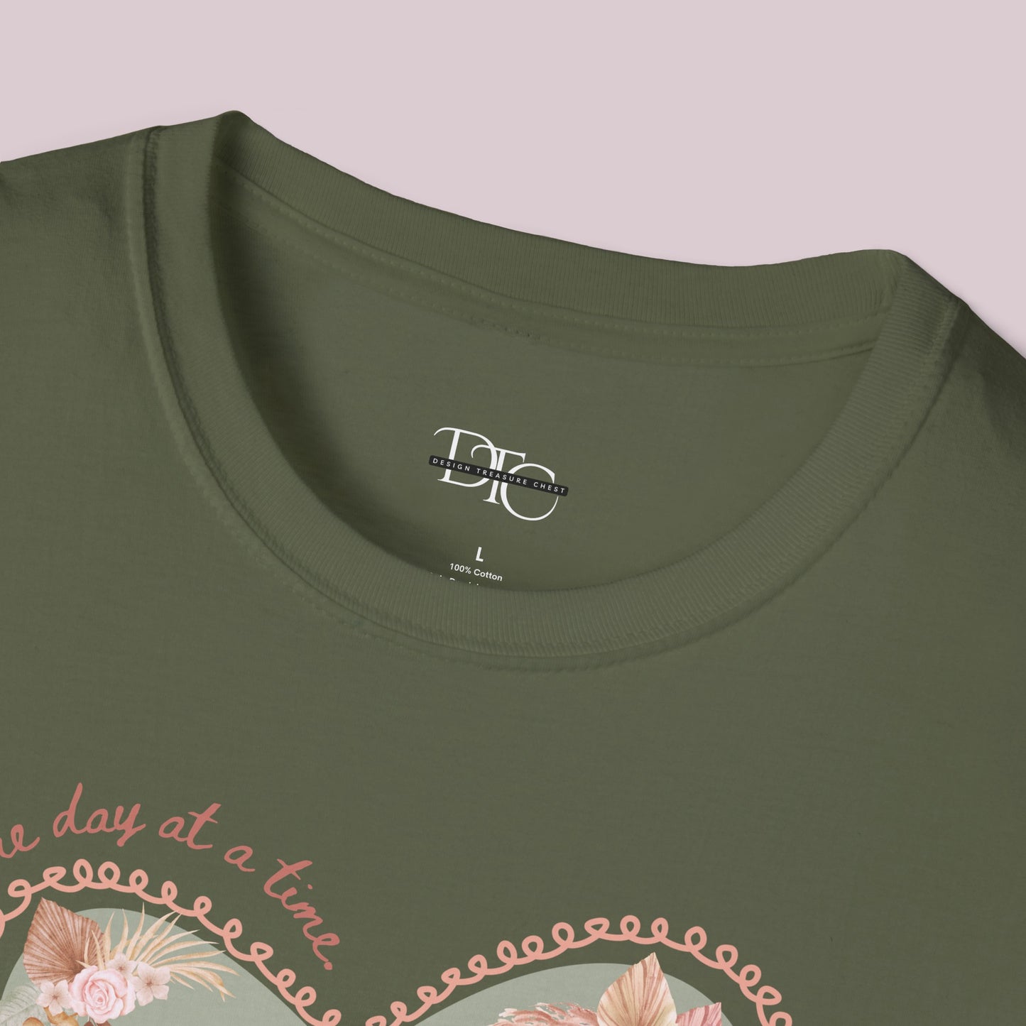 Boho Dragonfly "One day at a time" Graphic T-Shirt