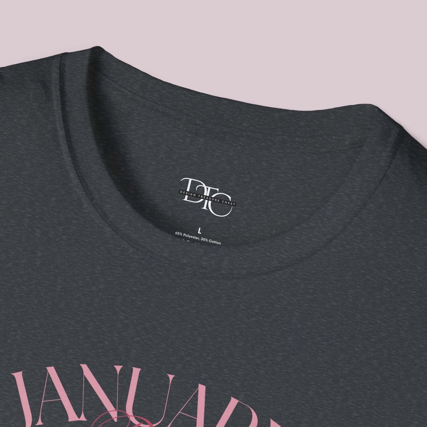 January Birth Month Social Club Graphic T-Shirt