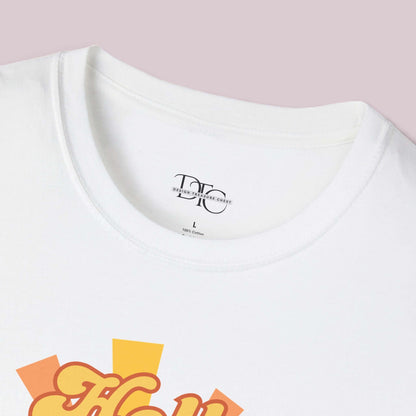 "Hello Summer" Retro Sun Graphic T-Shirt