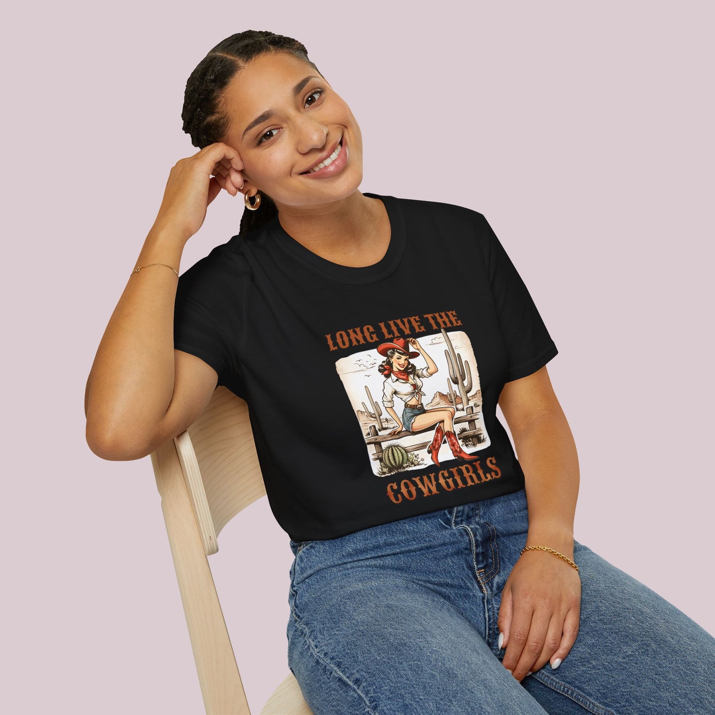 "Long Live The Cowgirls" Graphic T-shirt