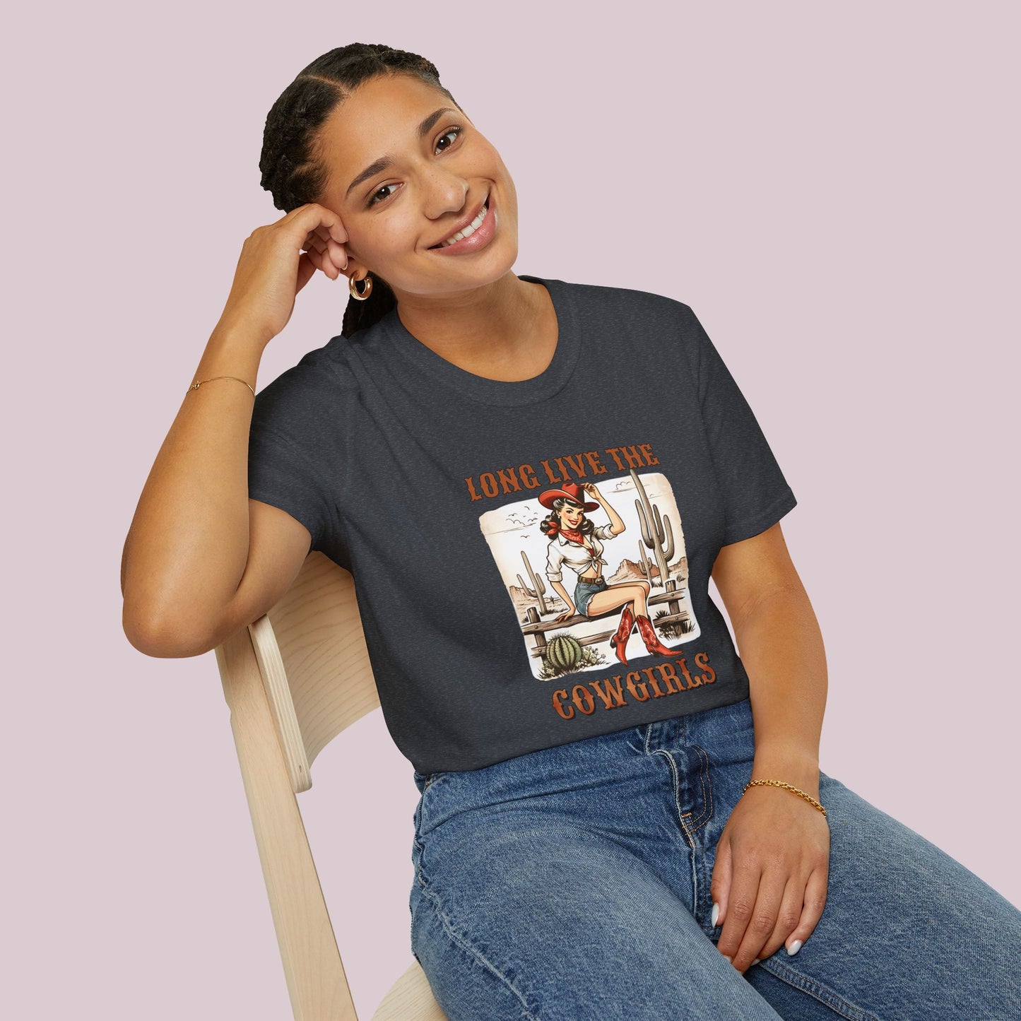 "Long Live The Cowgirls" Graphic T-shirt