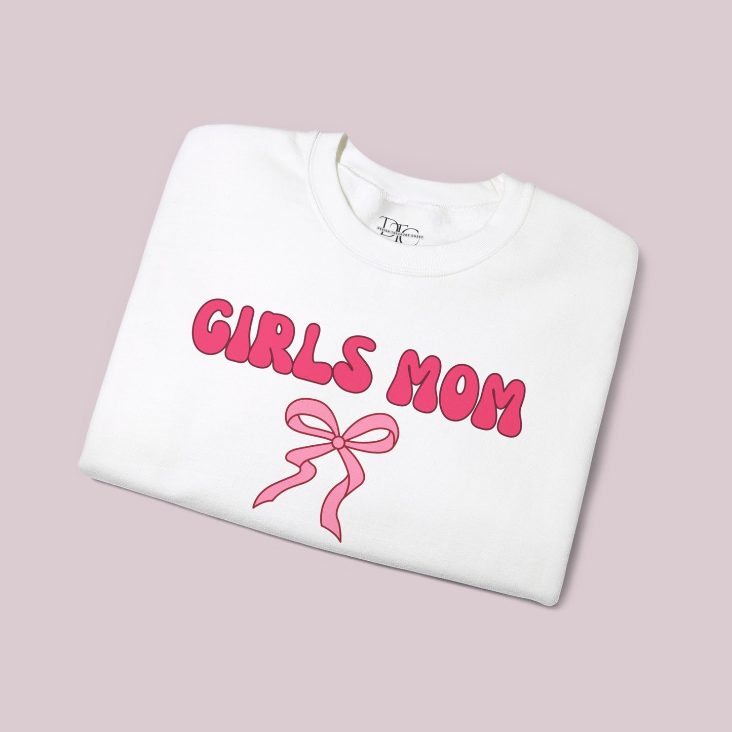 Sudadera personalizada Girls Mom con nombres de niños en la manga