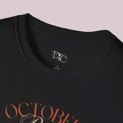 October Birth Month Social Club Graphic T-Shirt