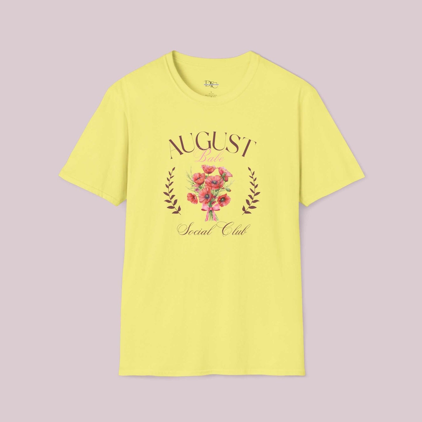 August Birth Month Social Club Graphic T-Shirt