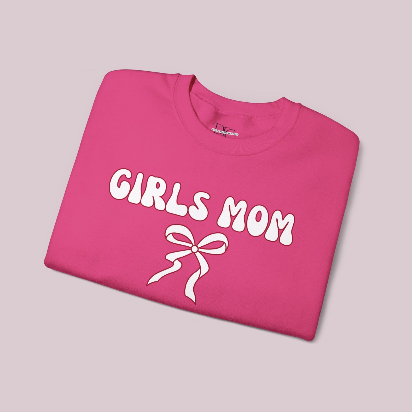 Sudadera personalizada Girls Mom con nombres de niños en la manga