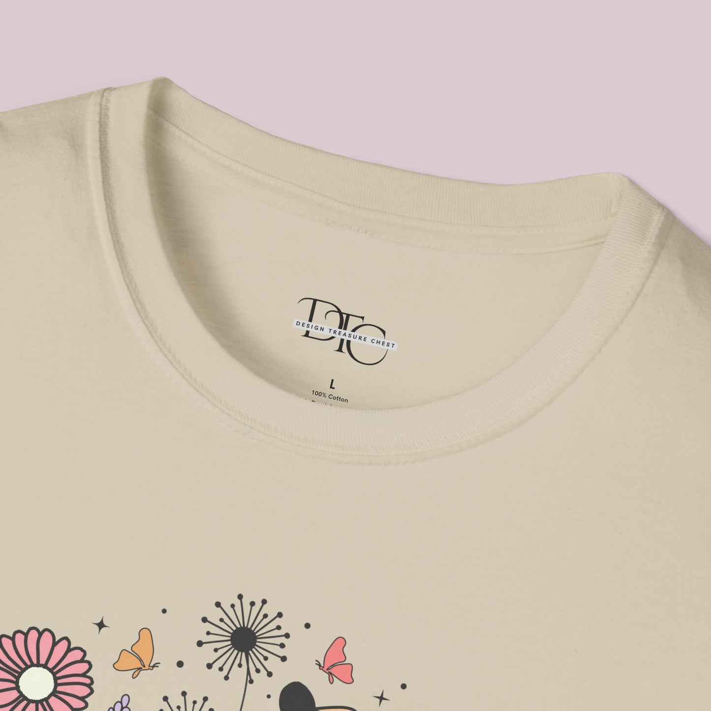 "Smile" Wildflowers Graphic T-Shirt