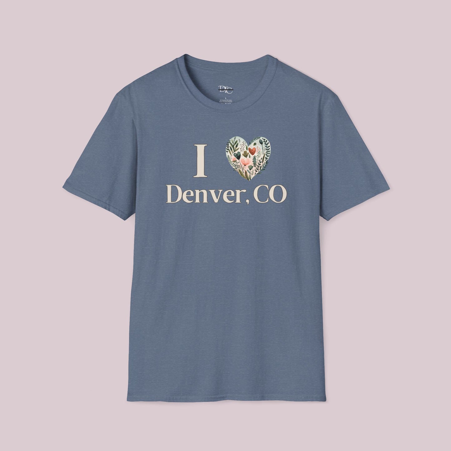 "I Heart Denver, CO" Boho T-Shirt