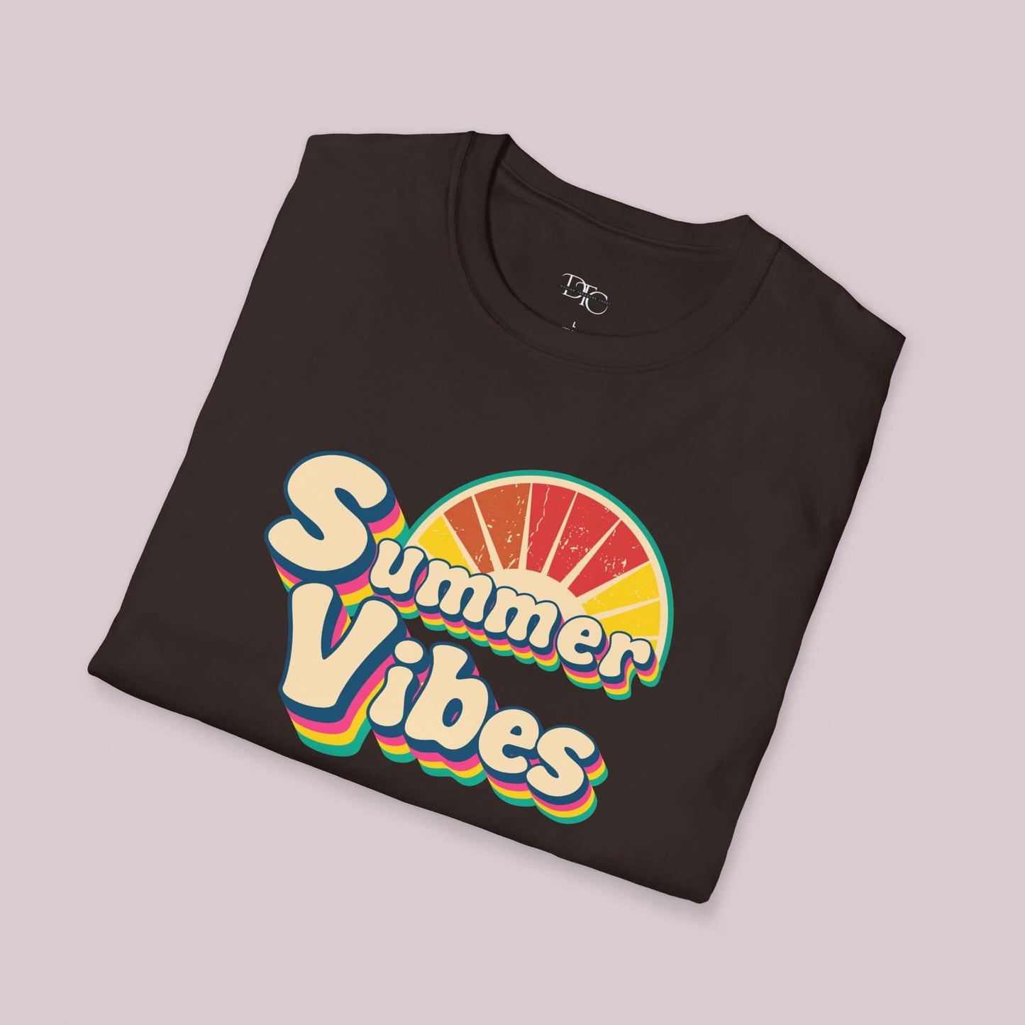 "Summer Vibes" Retro Graphic T-Shirt