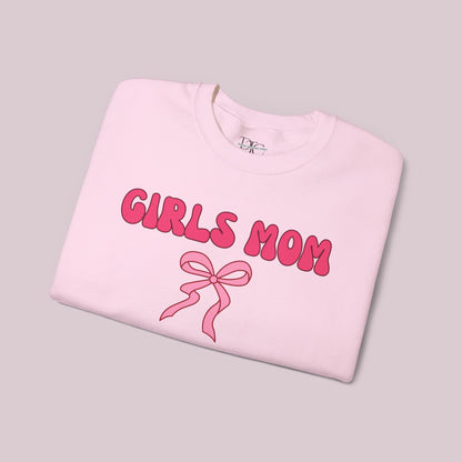 Sudadera personalizada Girls Mom con nombres de niños en la manga