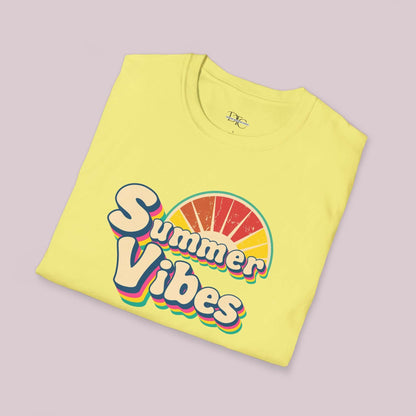 "Summer Vibes" Retro Graphic T-Shirt