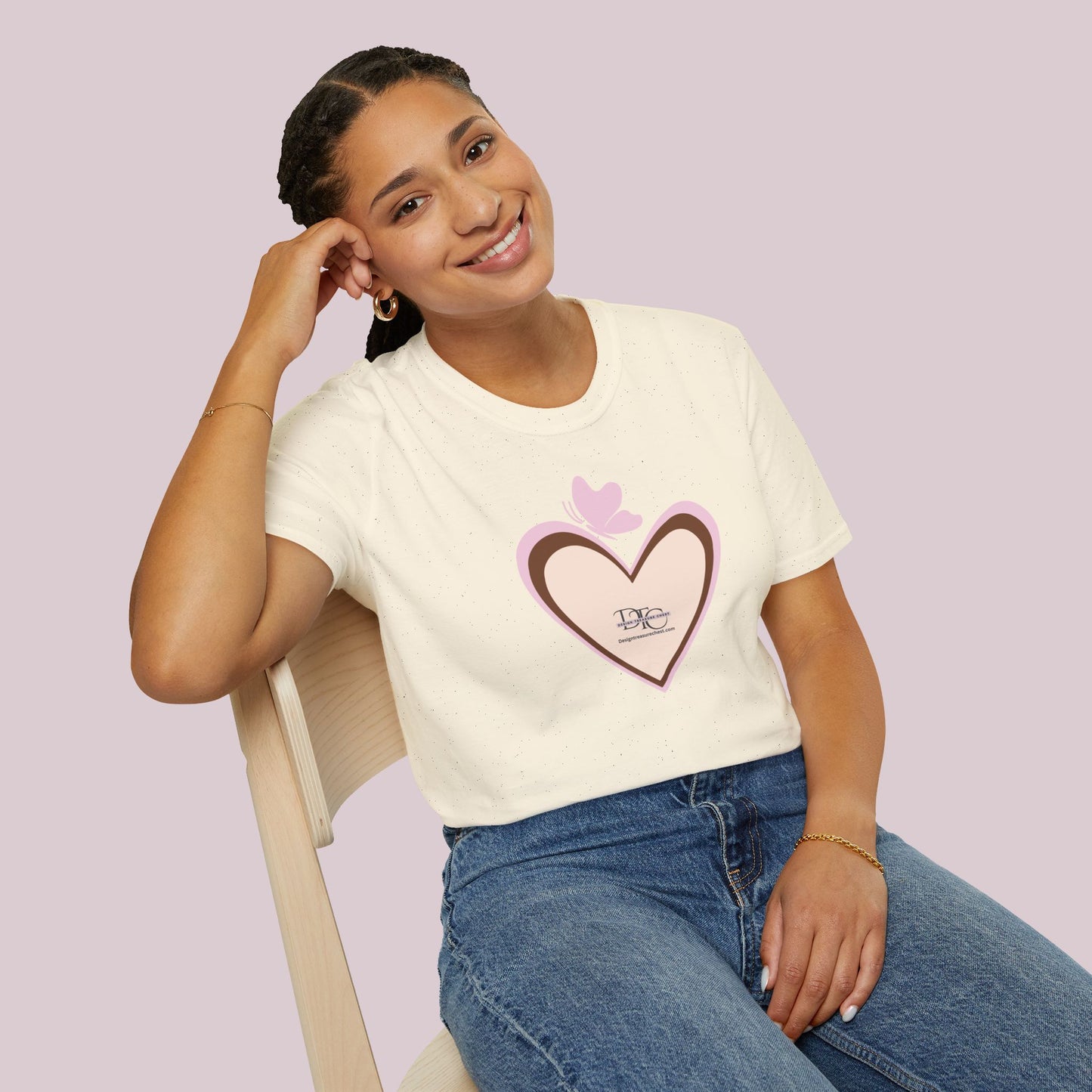 Boho Heart Graphic T-Shirt | Promotional Tee