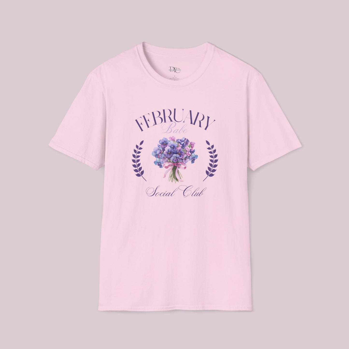 February Birth Month Social Club Graphic T-Shirt