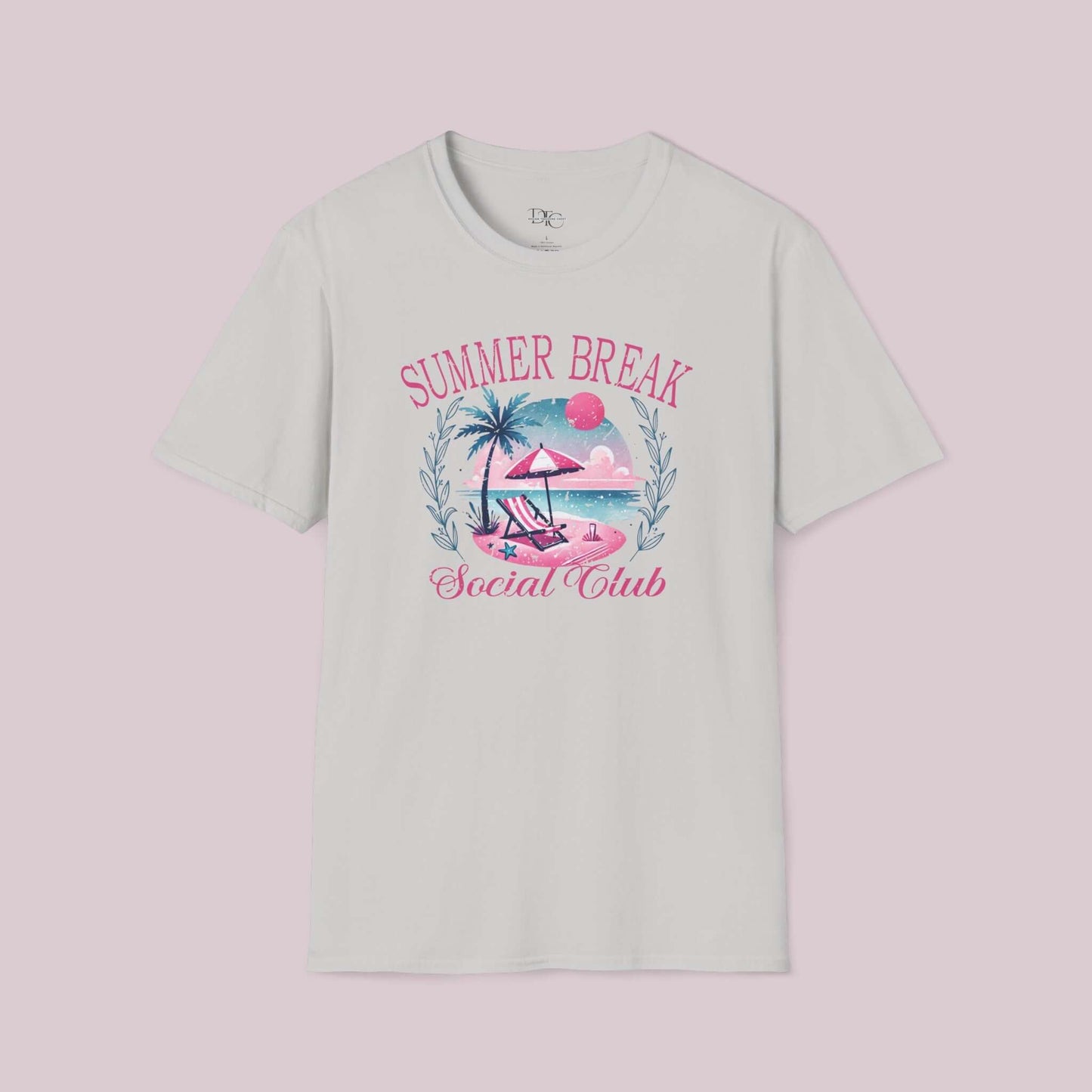 "Summer Break Social Club" Graphic T-Shirt