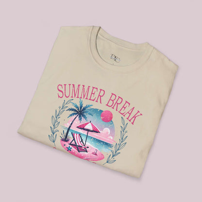 "Summer Break Social Club" Graphic T-Shirt