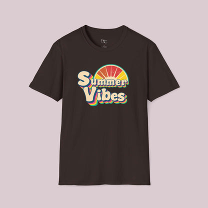 "Summer Vibes" Retro Graphic T-Shirt