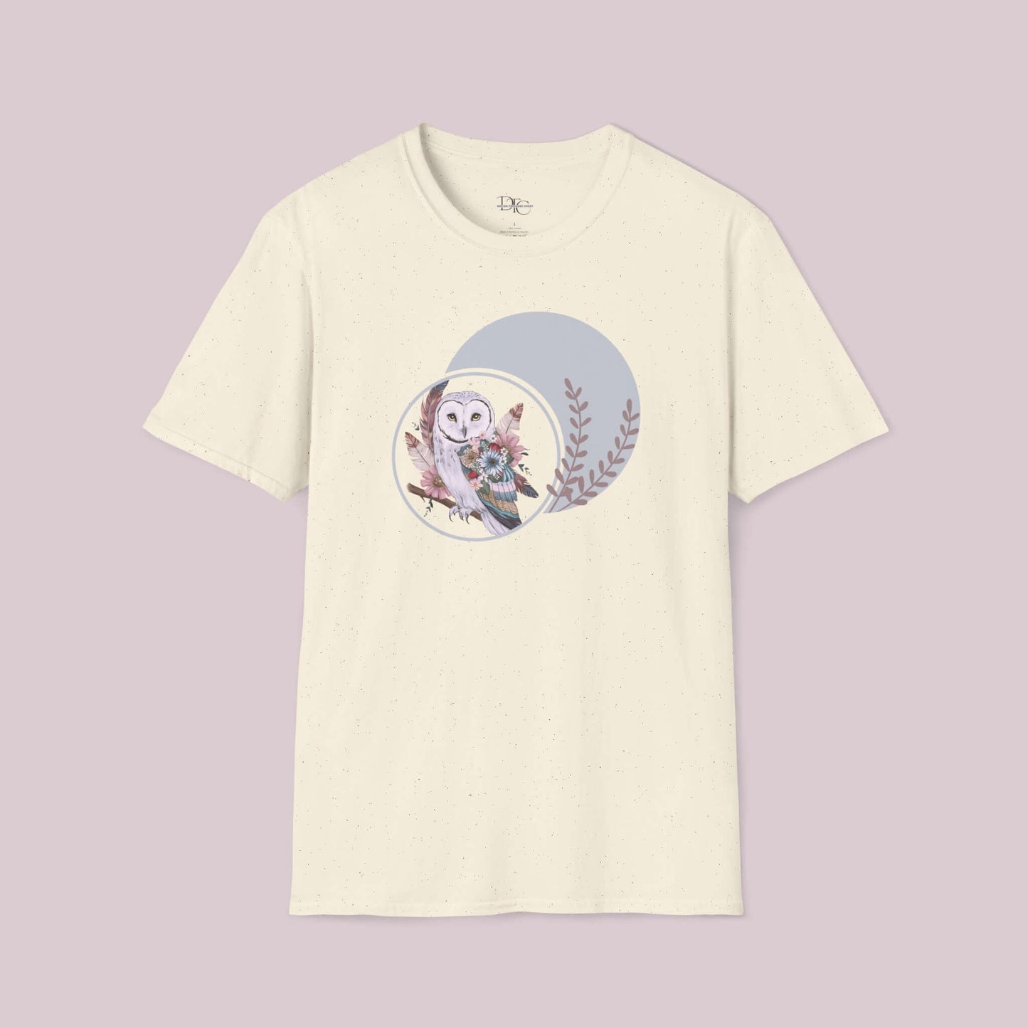 Boho Moonlight Owl Graphic T-Shirt