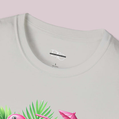 "Pool Life" Flamingo Graphic T-Shirt