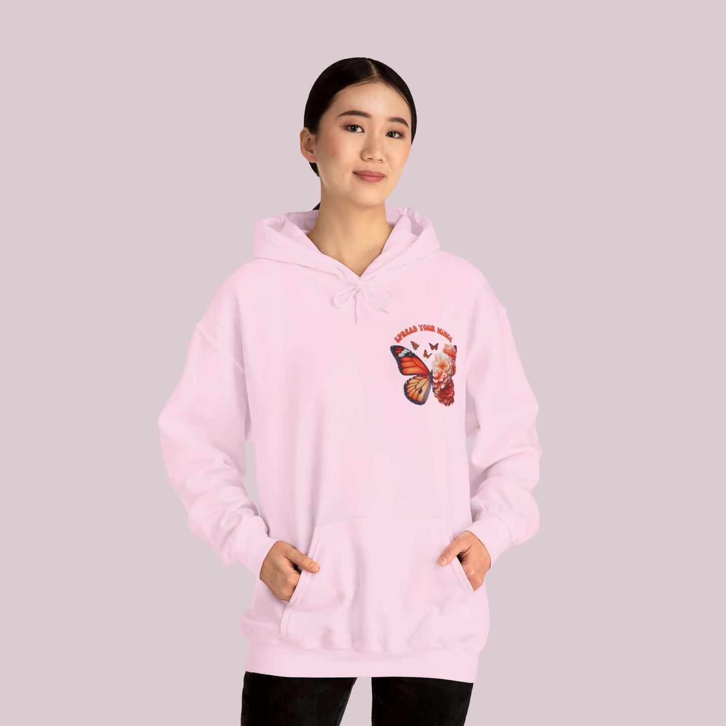 "Spread Your Wings" Butterfly Pullover Hoodie