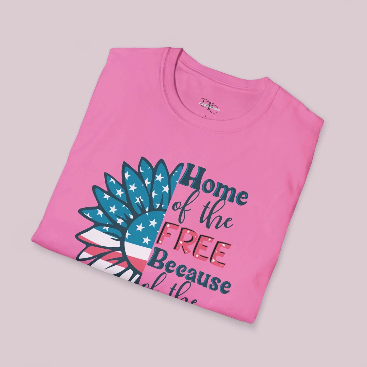 American Sunflower Retro Graphic T-Shirt