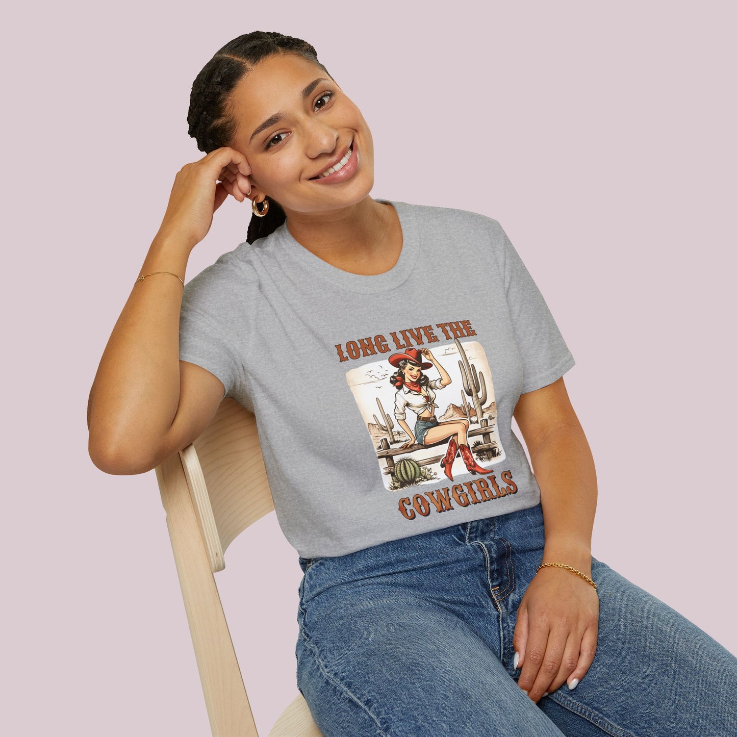 "Long Live The Cowgirls" Graphic T-shirt