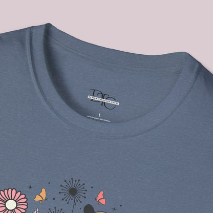 "Smile" Wildflowers Graphic T-Shirt