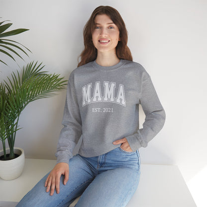 Sudadera Mama personalizada con definición de nombre personalizada en la parte posterior