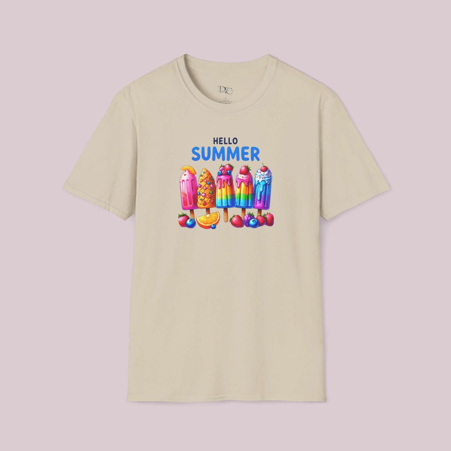 "Hello Summer" Popsicle Graphic T-Shirt