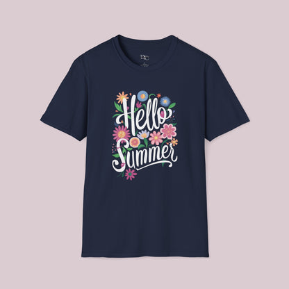 "Hello Summer" Graphic T-Shirt