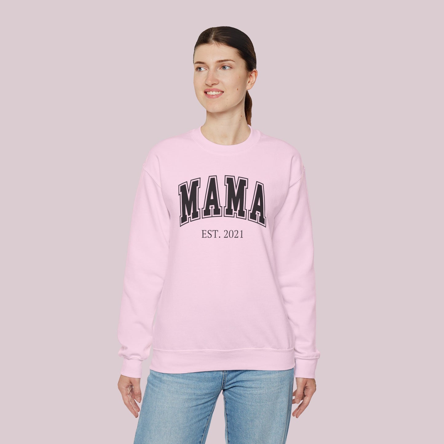 Sudadera Mama personalizada con definición de nombre personalizada en la parte posterior