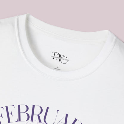 February Birth Month Social Club Graphic T-Shirt