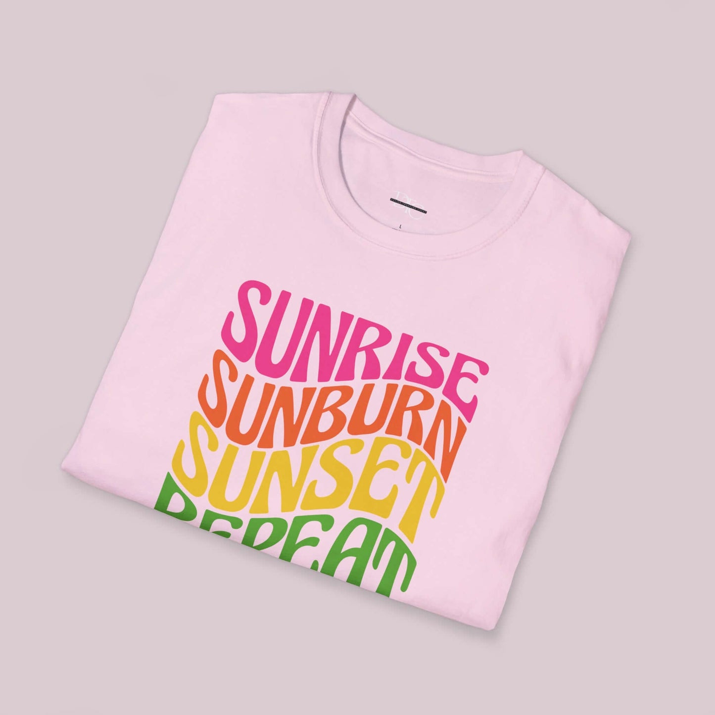 "Sunrise Sunburn Sunset Repeat" T-Shirt