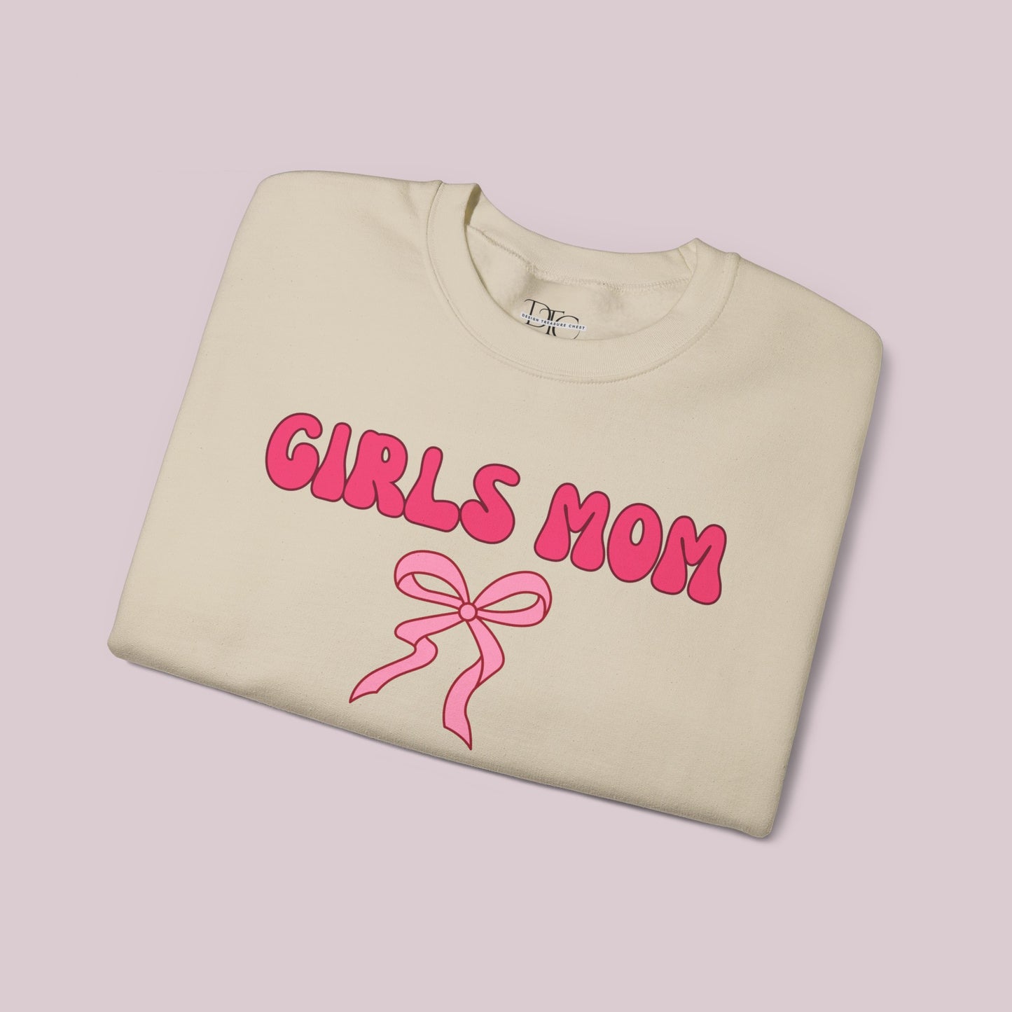 Sudadera personalizada Girls Mom con nombres de niños en la manga