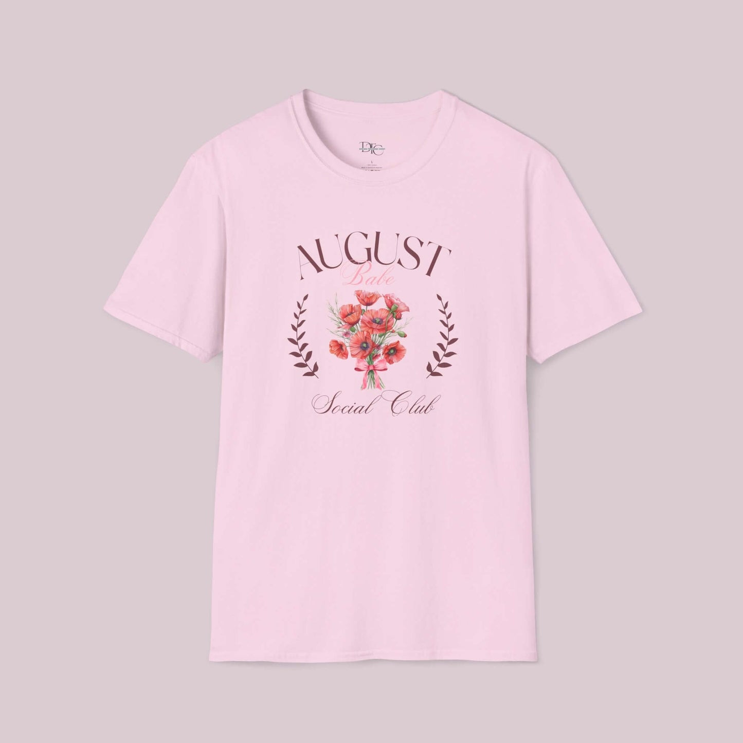 August Birth Month Social Club Graphic T-Shirt