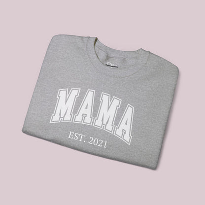 Sudadera Mama personalizada con definición de nombre personalizada en la parte posterior