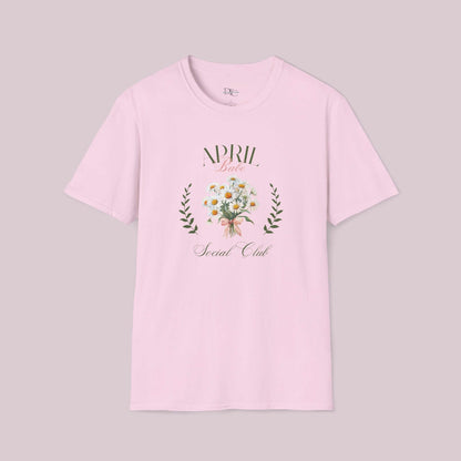 April Birth Month Social Club Graphic T-Shirt