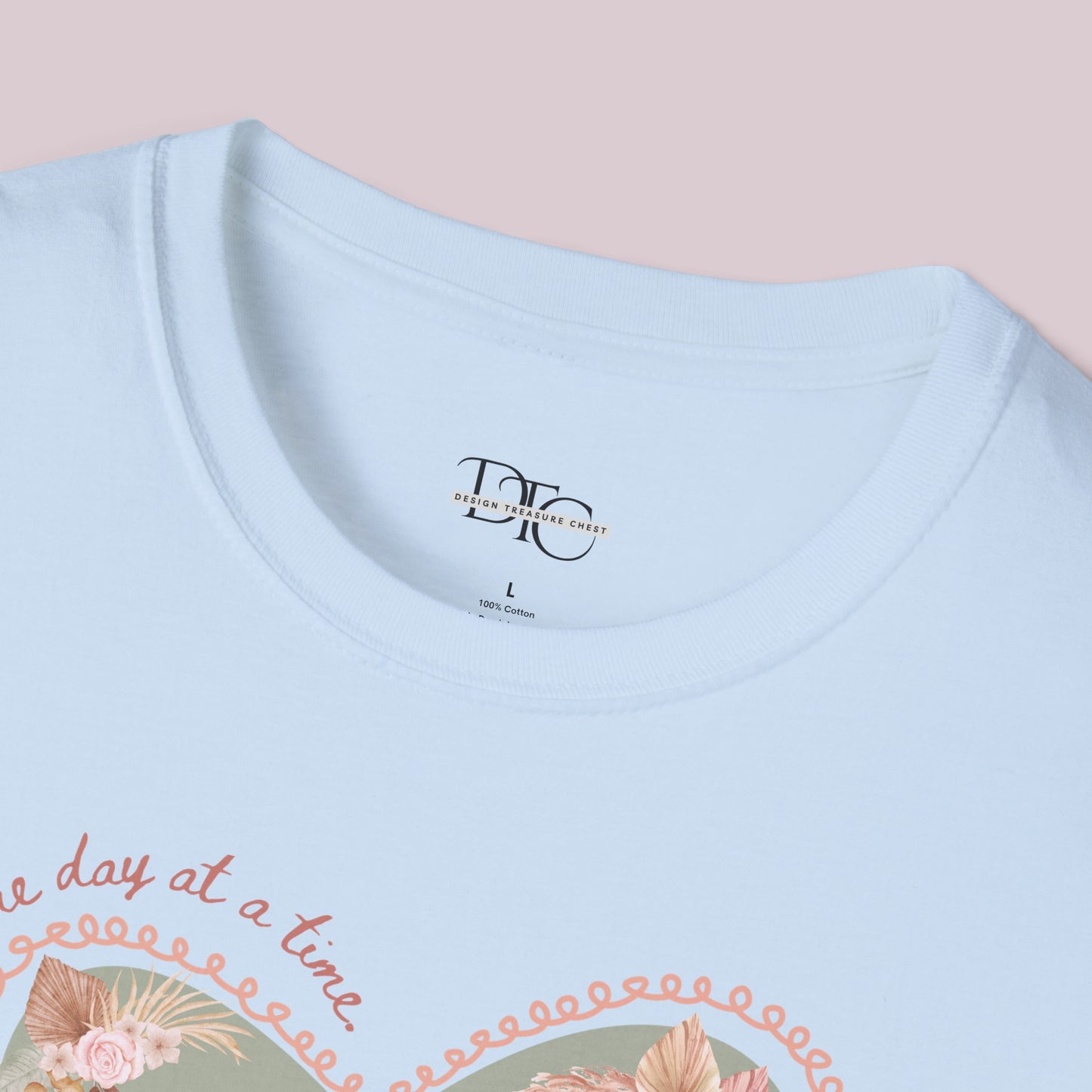 Boho Dragonfly "One day at a time" Graphic T-Shirt