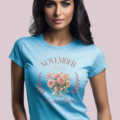 December Birth Month Social Club Graphic T-Shirt