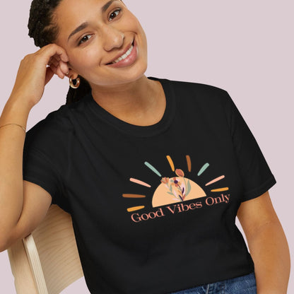 "Good Vibes Only" Inspirational Boho T-Shirt