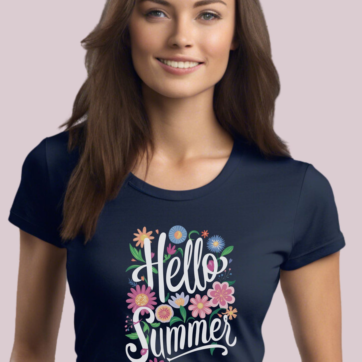 "Hello Summer" Graphic T-Shirt