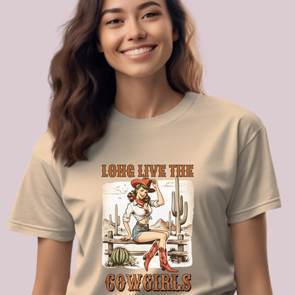 "Long Live The Cowgirls" Graphic T-shirt